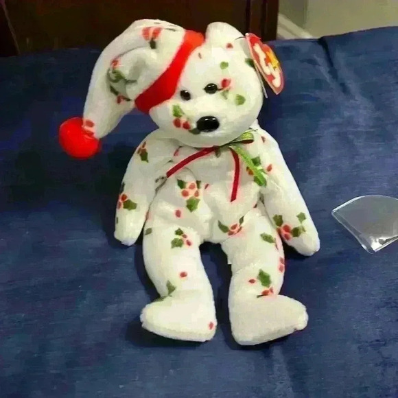 1998 Holiday Teddy Ty Beanie Baby - Picture 1 of 7